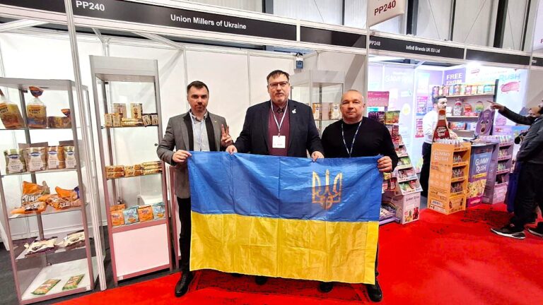 Ukrainian Flour, Bread, and Confectionery Producers at the Exhibition in Birmingham